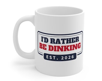 Taza "Prefiero jugar al pickleball", regalo divertido para amantes del pickleball, regalo de jubilación, regalo de Navidad para jugadores de pickleball, regalo de cumpleaños