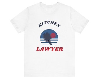 Camiseta de pickleball "Abogado de cocina", regalo divertido de pickleball para el abuelo.