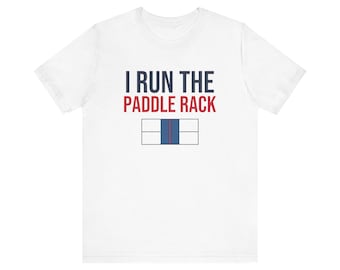 Camiseta de pickleball "Yo controlo el Paddle Rack", regalo divertido de pickleball para la abuela.