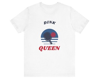 Camiseta de pickleball "Dink Queen", regalo divertido de pickleball para la abuela.