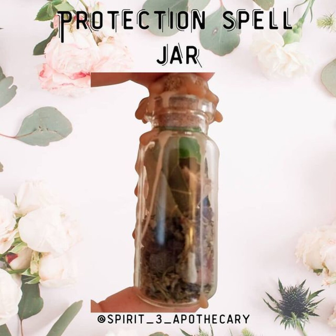 Spell Jar Protection Spell Jar Wicca Spell Jar Protection Etsy UK