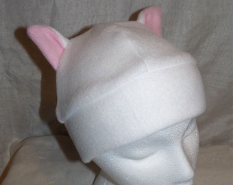 White Kitty Hat - Made To Order