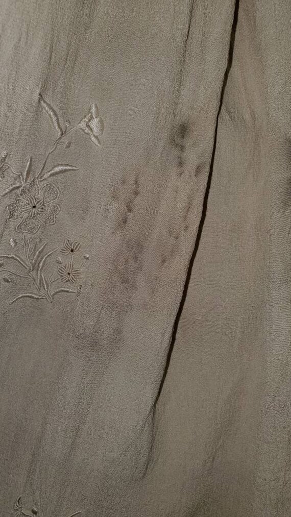 Vintage 1890s Silk Embroidered Dress • Antique Vi… - image 10