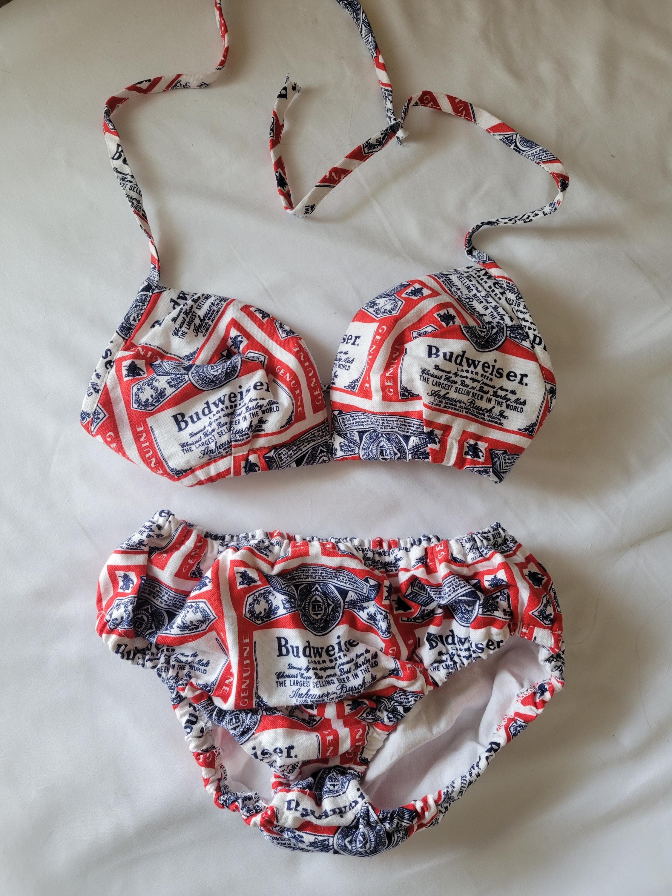 Maillot Budweiser #76 vintage des années 90 en bleu marine et