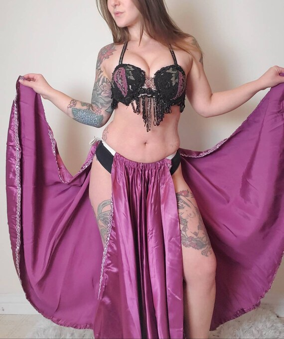 Vintage Handmade Belly Dance Costume • Antique Mat