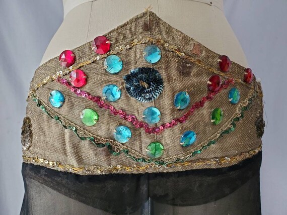 Antique Vintage Showgirl Costume Skirt • Mata Har… - image 8