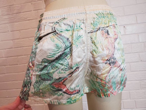 Incredible Vintage 1940s Novelty Swimsuit • Mid Ce
