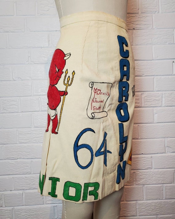 Rare Vintage Original Hand Painted Senior Cords •