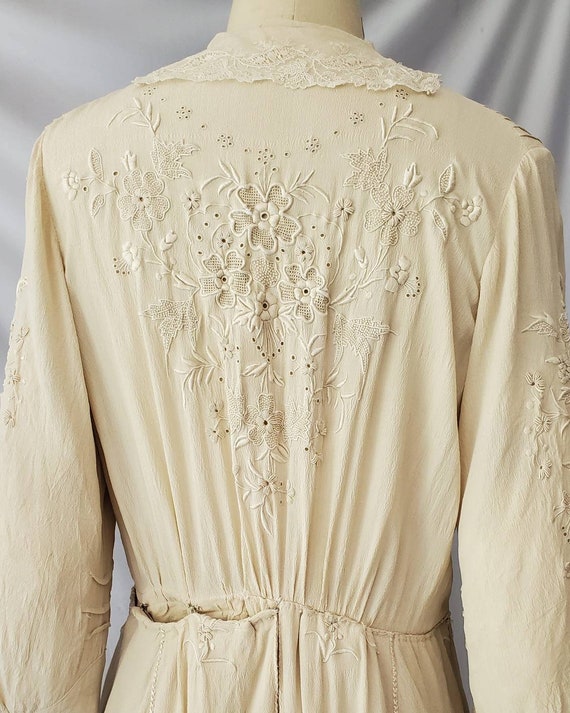 Vintage 1890s Silk Embroidered Dress • Antique Vi… - image 7