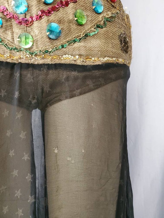 Antique Vintage Showgirl Costume Skirt • Mata Har… - image 9