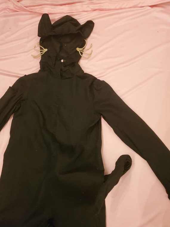 Vintage Handmade Black Cat Halloween Costume • Vin