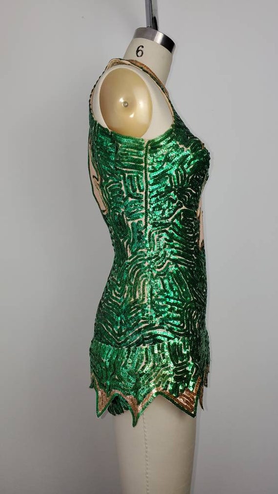 Vintage 1950s Showgirl Costume • Serpent Snake Se… - image 8