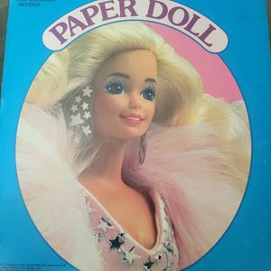 Original Barbie Paper Doll - Etsy