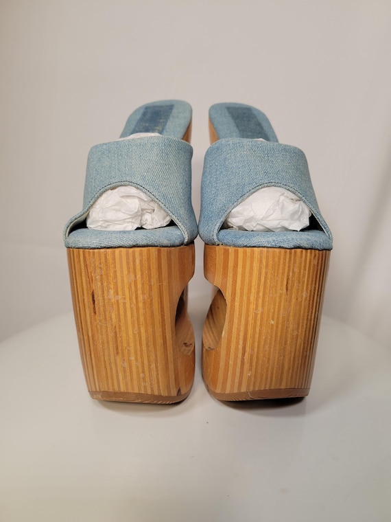 な*ん様 WOOD PLATFORM PUMPS ameri vintage Ameri VINTAGE WOOD PLATFORM PUMPS（VTG 1950s 60s wooden