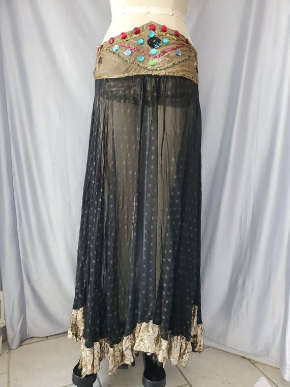Antique Vintage Showgirl Costume Skirt • Mata Har… - image 6