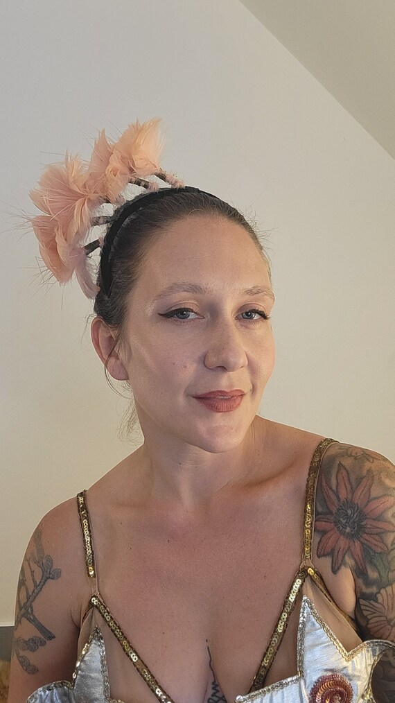 1920s headpiece feather