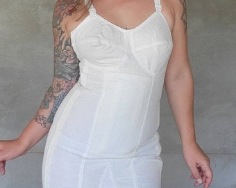 Vintage 1950s 60s Girdle • Carol Brent All in One Shapewear size 36