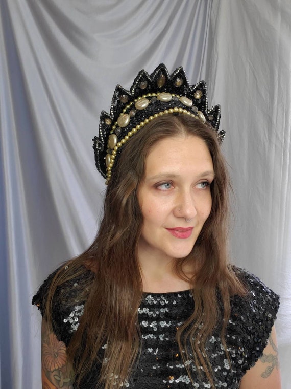 sequin headpiece