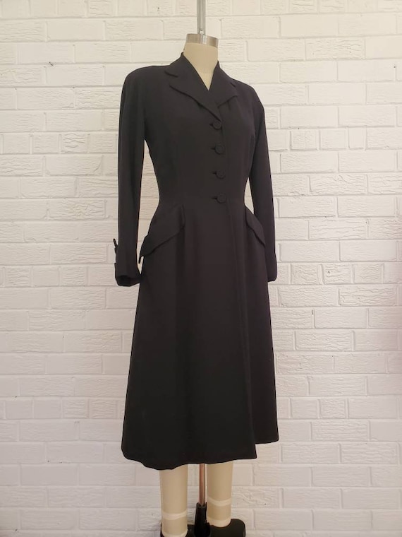Vintage 1940s 50s Princess Coat • Swing Jacket • T