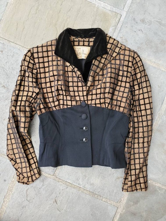 Vintage 1940s 1950s Lilli Ann Suit Jacket • Tailor