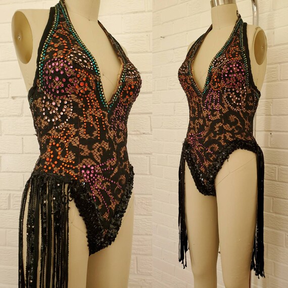 Vintage Cabaret Showgirl Stage Costume • Vegas Sho