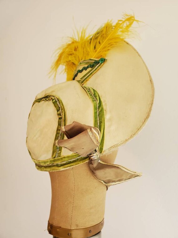 Reserved • Vintage Showgirl Costume Bonnet • Royal