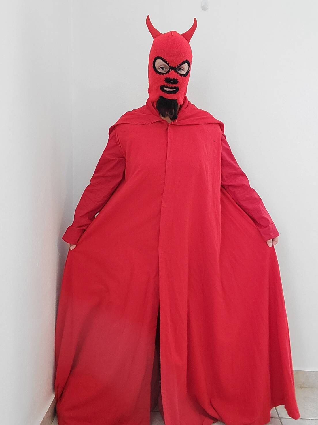 Vintage 1960s 70s Devil Costume Devil Jumpsuit Tail Mask - Etsy UK