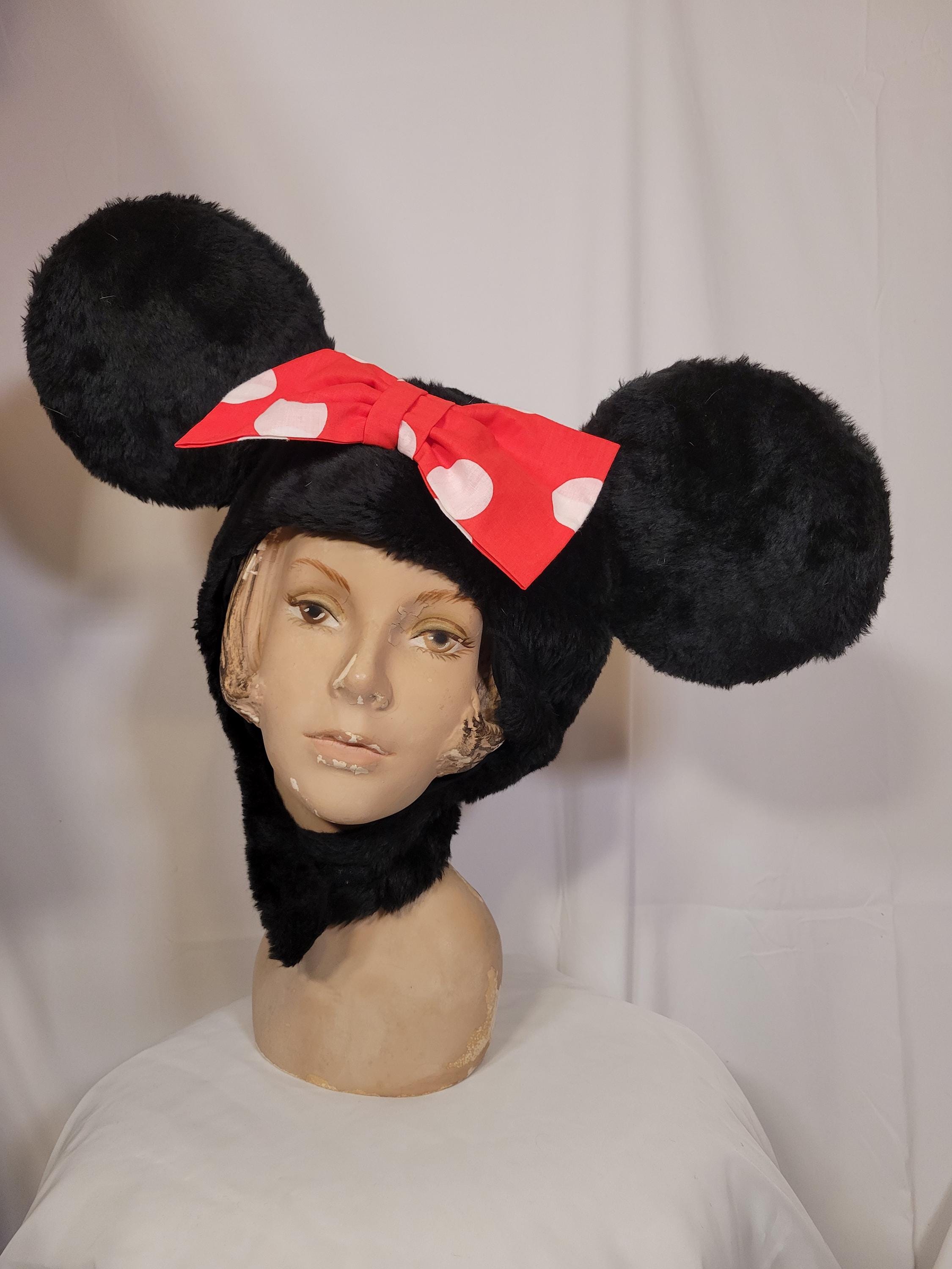 Handmade Vintage Minnie Mouse Costume and Headpiece Child/Adult Headpiece