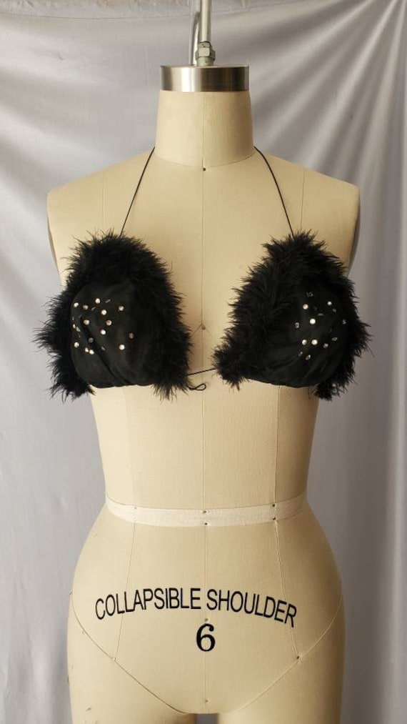 Vintage 1940s 50s Burlesque Bra Costume • Origina… - image 8