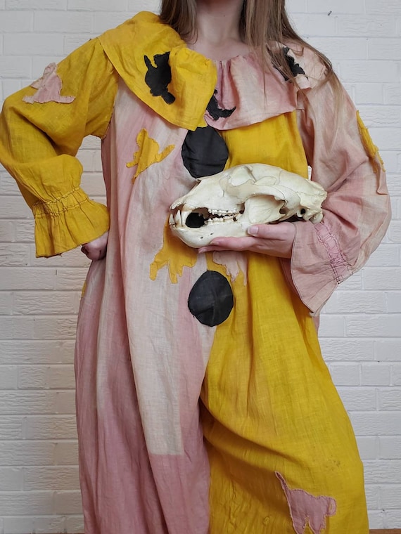 Antique Clown Jumpsuit • Vintage Halloween Costume