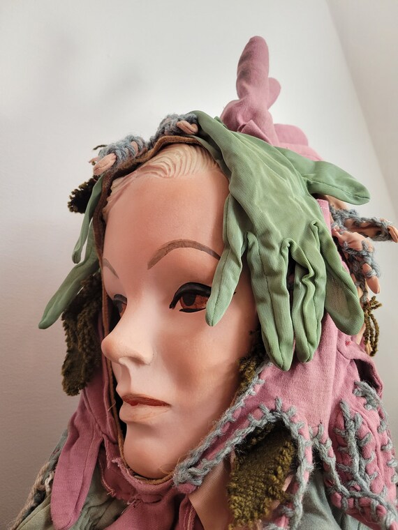 Vintage Costume Headpiece Rooster Chicken Headpiece V… Gem