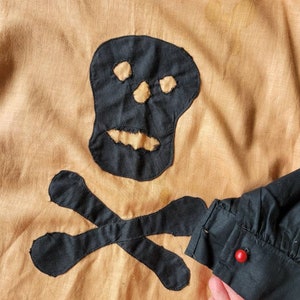 Vintage Halloween Costume Antique Pirate Costume Adult Halloween image 10