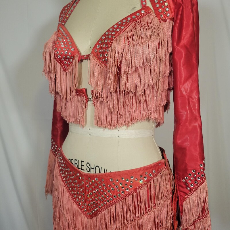 Burlesque Inspired Draped Fringe Chemise