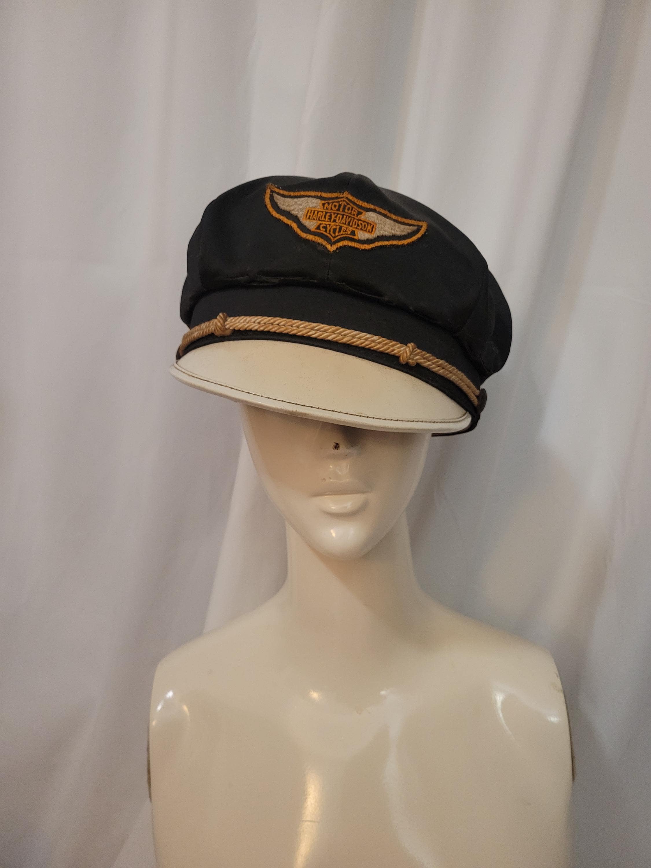 Vintage Harley Davidson Painters Cap - Etsy