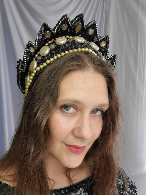 sequin headpiece