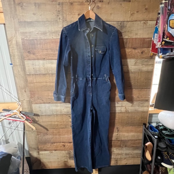 Vintage Newport News Jeanology Denim Romper Woman’s 6