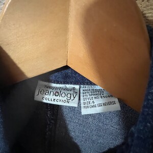Veste Vintage Newport News Jeanology - Femme Taille 8 - Velours Côtelé Olive - Épaules Structurées