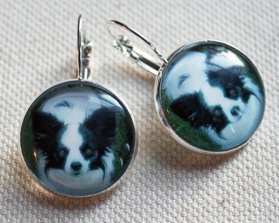 Custom Personalized Photo Earrings - great Cat Lovers, Dog Lovers, Animal Lovers, Pet Lovers Gift