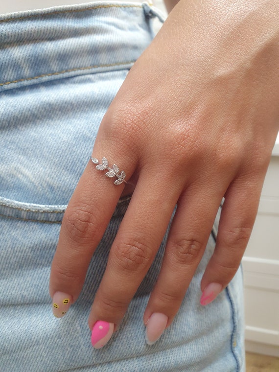 Pandora anello foglie alloro clearance