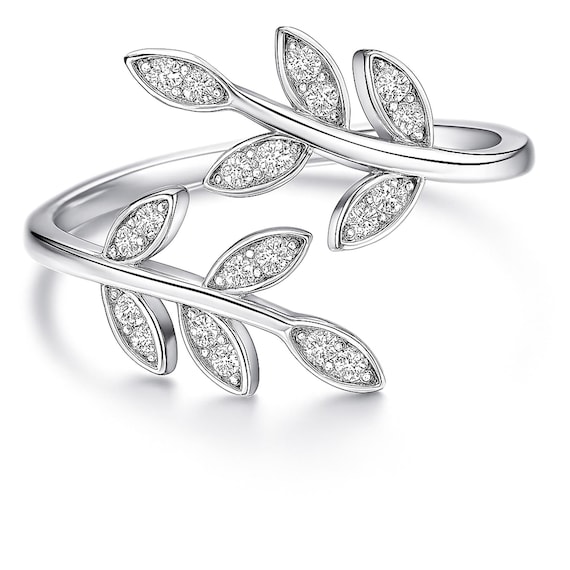 アクセサリー *WIDEFOOT* mini mount (silver) Toe Ring Adjustable Sterling Silver 925 Tiny CZ Diamonds