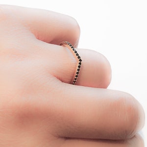 Gold V Ring,Black CZ Diamond V Gold Filled Ring, Chevron Ring,Half Eternity Chevron ring,Thin V Chevron Curved Ring