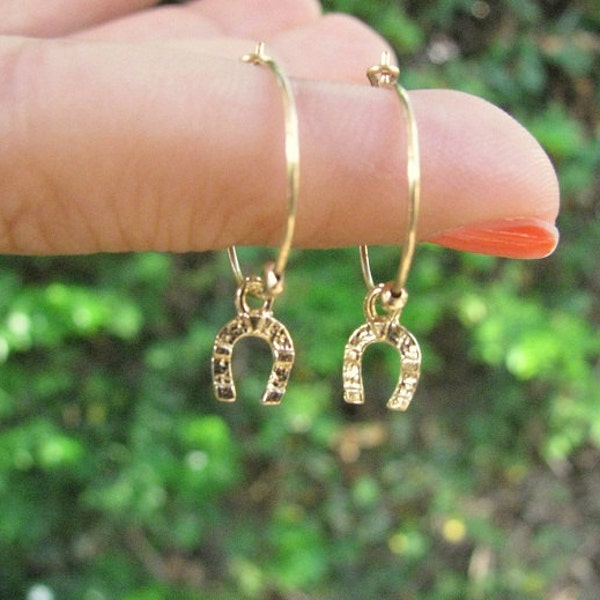 Horseshoe Earrings Etsy