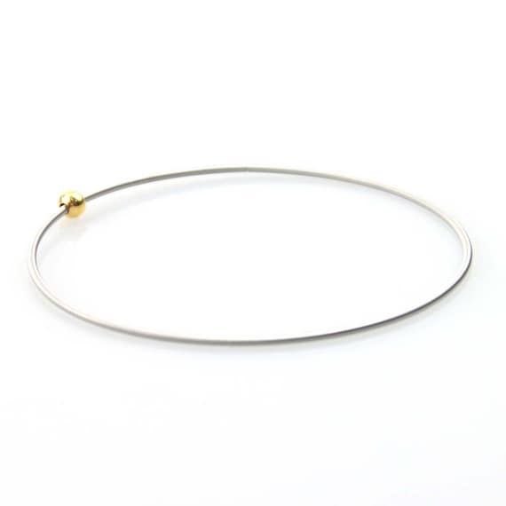 Bracciale Rigido Elastico Donna In Acciaio Inox 316L Con Ciondolo Portafortuna - Gioiello Con Perline E Cordino Trasparente - Idea Regalo Per Ragazze - 2