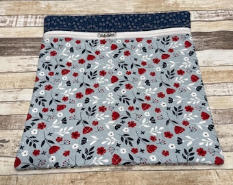 Patriotic Americana Project Bag | Quilted Cross Stitch Project Bag | Needlework Bag| PB371