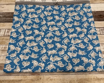 A Cat Named Stitch Fabric Line  Project Bag | Quilted Cross Stitch Project Bag | Needlework Bag| PB359