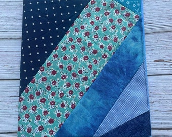 Handmade Quilted Composition Book Cover: Unique Fabric Design