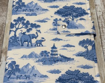 Tilda Something Blue Fabric Cross Stitch Project Folio | Project Bag | Craft Folio | Craft Bag | Needlework Project Bag | Size Large |PB350