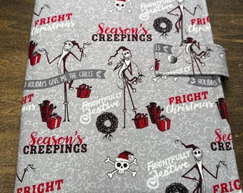 Frightful Christmas Cross Stitch Project Folio | Project Bag | Craft Folio | Craft Bag | Needlework Project Bag | Size Large| PB112