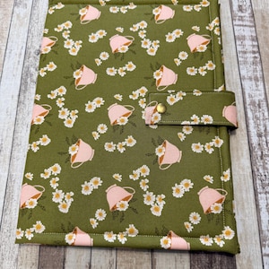 Tea Cups Cross Stitch Project Folio | Project Bag | Craft Folio | Craft Bag | Needlework Project Bag | Size Large |PB157