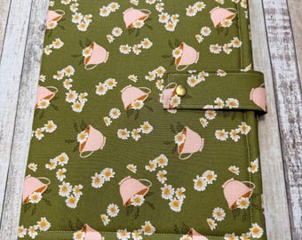 Tea Cups Cross Stitch Project Folio | Project Bag | Craft Folio | Craft Bag | Needlework Project Bag | Size Large |PB157